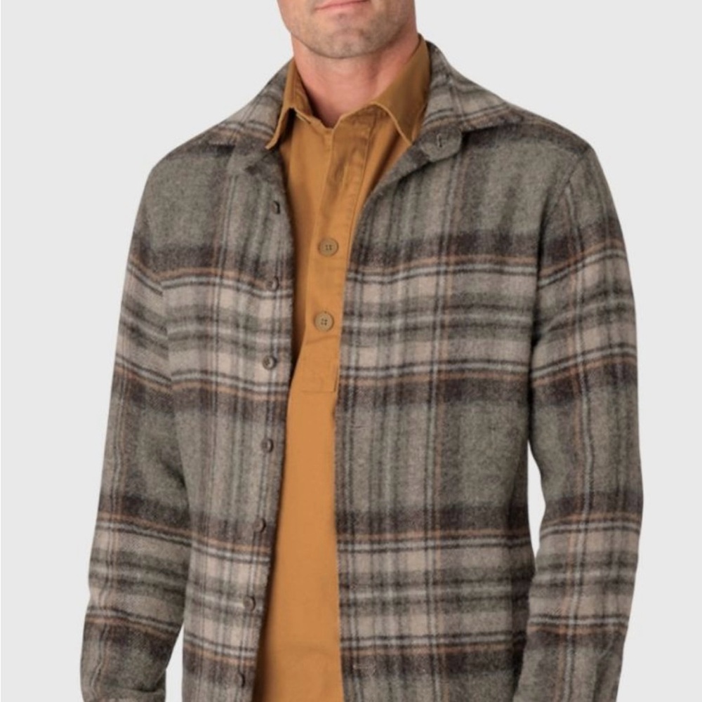 Men's Plaid Greenland Shirt Jacket